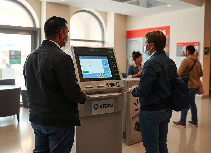 Después — Terminal nuevo instalado y operando de forma continua.